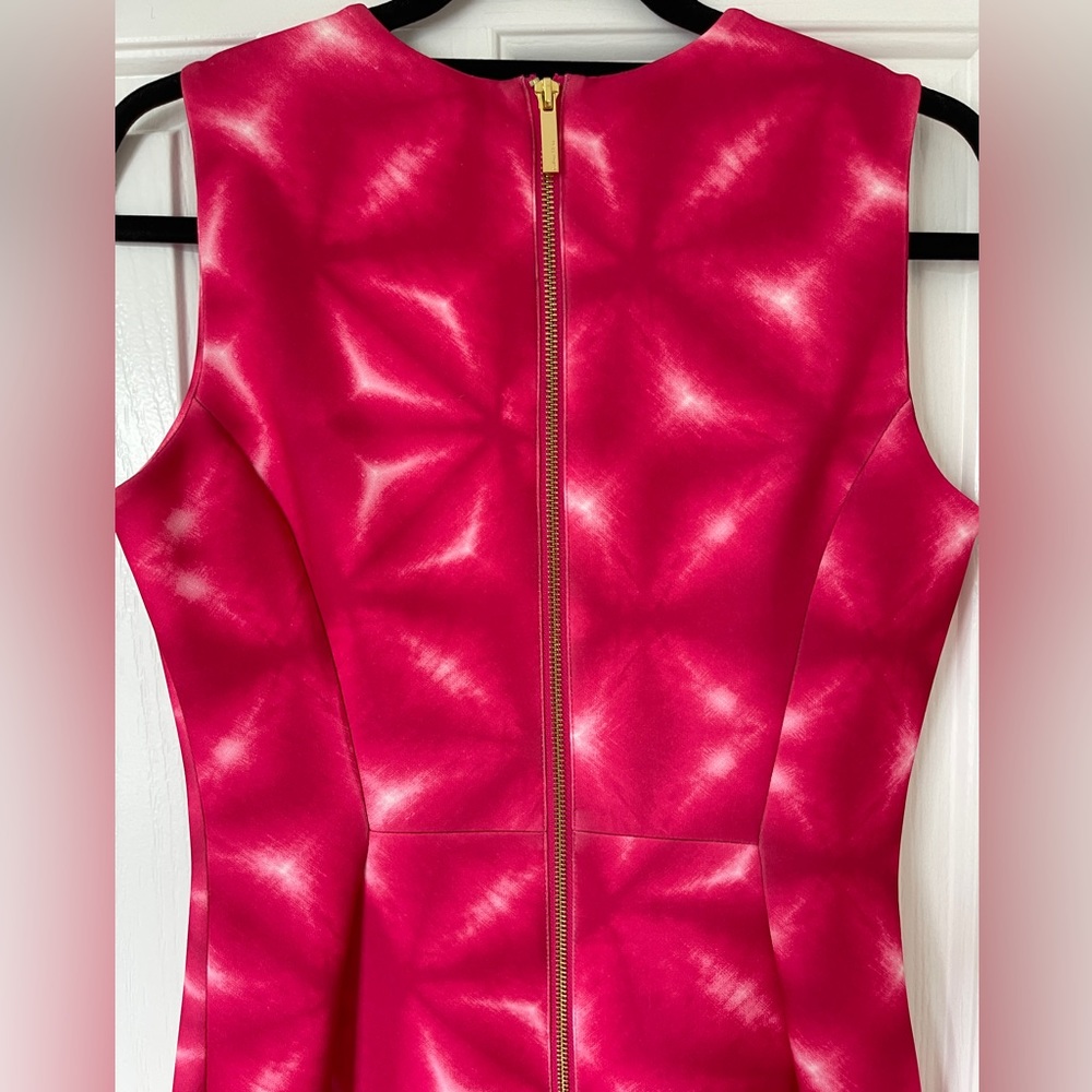 Calvin Klein pink straight midi dress - Picture 4 of 5